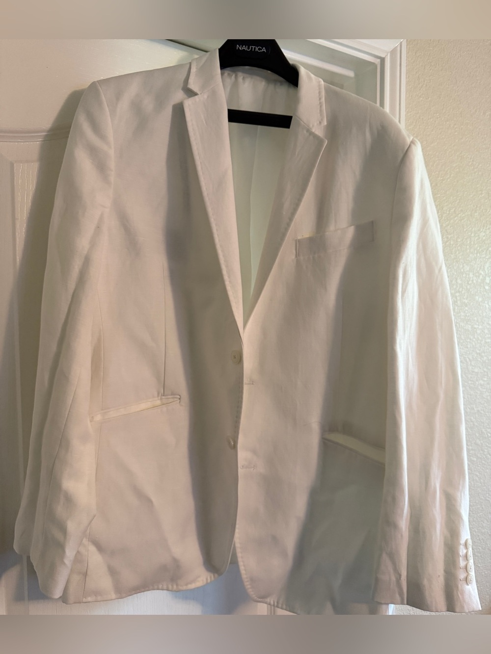 Cubavera linen blend  White Single-Breasted Blazer size XL